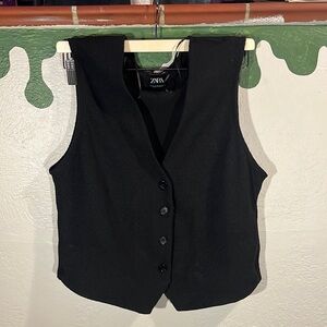 ZARA black vest with soft and lightweight feel